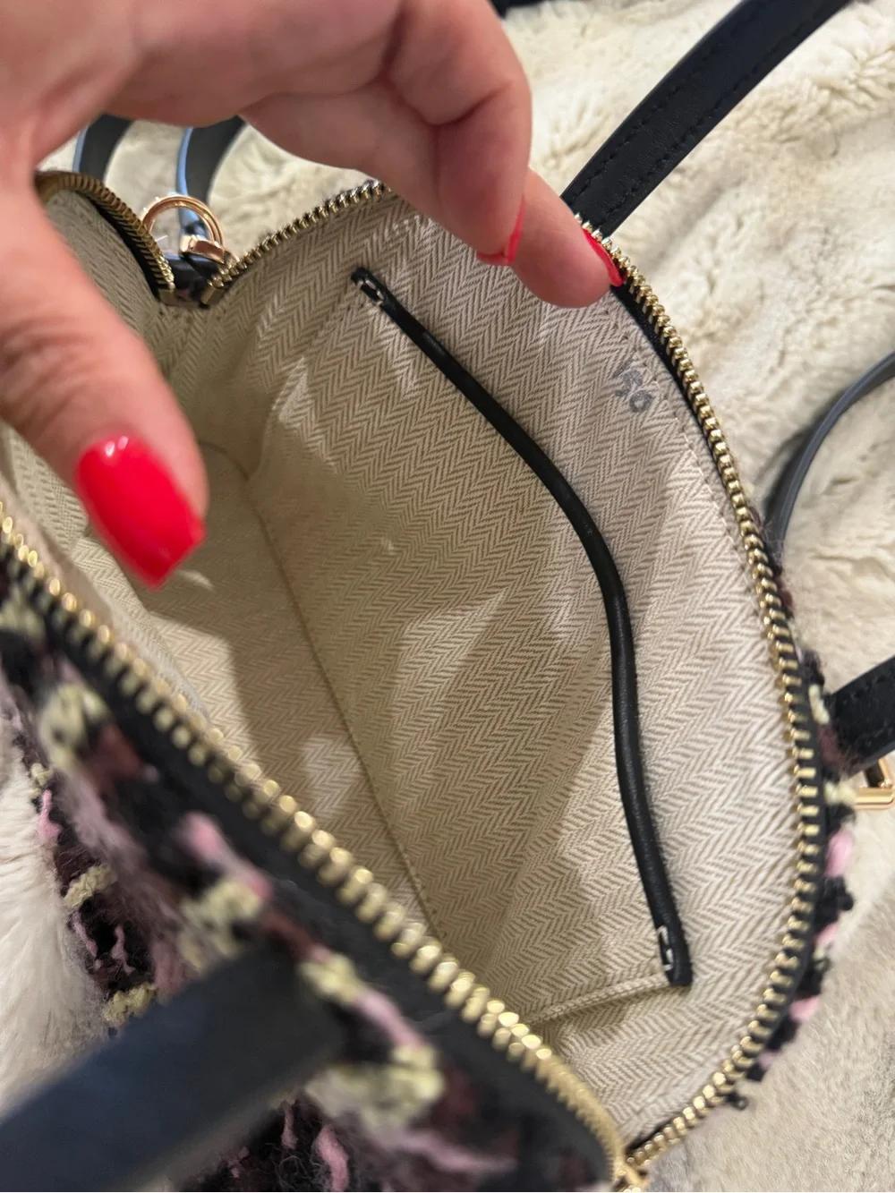 Tory Burch Emerson Tweed Mini Crossbody